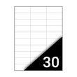 Kép 2/2 - Etikett FORTUNA 70x29,6mm univerzális 3000 címke/doboz 100 ív/doboz
