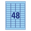 Kép 3/5 - Etikett AVERY L6039-20 45,7x21,2mm univerzális visszaszedhető kék 960 címke/doboz 20 ív/doboz