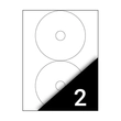 Kép 1/2 - Etikett FORTUNA 117 CD címke univerzális 200 címke/doboz 100 ív/doboz