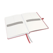Jegyzetfüzet LEITZ Complete A/5 80 lapos kockás piros