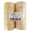 Kép 3/3 - Árazószalag FORTUNA 25x16 mm piros 10 tekercs/csomag