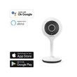 Kép 3/3 - Biztonsági kamera HAMA beltéri 1080p 25fps éjjellátó WIFI fehér