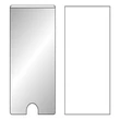 Kép 1/2 - Címketartó tok DJOIS öntapadós gerincjelölő betétlappal 62x150 mm 6 darabos