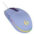 Kép 2/5 - Egér vezetékes LOGITECH G102 LightSync USB 6 gombos 8000 DPI lila