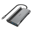 Kép 1/2 - Elosztó HUB HAMA USB 3.2 + 3xUSB 3.1/2xUSB-C/HDMI/LAN + tápegység