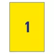 Kép 3/5 - Etikett AVERY 3473 210x297 mm sárga  univerzális 100 címke/doboz 100 ív/doboz