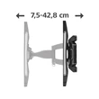 Kép 4/5 - Falitartó HAMA Prémium Full Motion 2 kar 94-228 cm 37"-90" fekete
