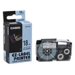 Kép 2/2 - Feliratozó szalag CASIO XR 18 X1 18mm x 8m átlátszó alapon fekete írásszín