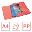 Kép 2/2 - Gumis mappa ESSELTE Colour Breeze PP Jumbo Plus A/4 40mm korall