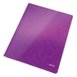 Kép 1/3 - Gyorsfűző LEITZ Wow A/4 laminált karton lila