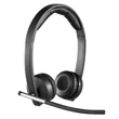Kép 2/3 - Headset vezeték nélküli LOGITECH H820E Dual 2,4 Ghz/USB fekete