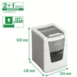Kép 3/4 - Iratmegsemmisítő LEITZ IQ Autofeed smallOffice 100 P5 Pro mikrokonfetti 6 lap