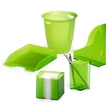 Kép 3/3 - Irattartó tálca DURABLE Basic A/4 világoszöld