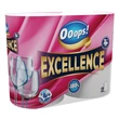 Kép 2/2 - Kéztörlő tekercses háztartási OOOPS! Excellence 3 rétegű 2 tekercses
