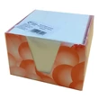 Kép 1/5 - Kockatömb fehér FORTUNA 9x9x6 cm mintás tartóban