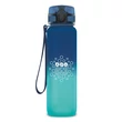Kép 1/2 - Kulacs ARS UNA műanyag matt BPA-mentes motivációs ombre 1000 ml Dark sea