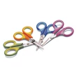Kép 2/2 - Olló iskolai WEDO Soft-Kid gumifogós kerek 11,5cm