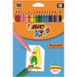 Kép 1/2 - Színes ceruza BIC Kids Tropicolors hatszögletű 18 darabos