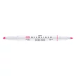 Kép 1/2 - Szövegkiemelő kétvégű ZEBRA Mildliner fluorescent 1,4-4,0 mm rózsaszín
