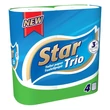 Kép 2/2 - Toalettpapír STAR Trio 3 rétegű 4 tekercses