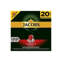 Kávékapszula JACOBS Nespresso Lungo 6 Classic 20 kapszula/doboz