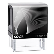 Bélyegző COLOP Printer IQ20 fekete ház kék párnával