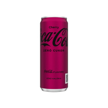 Üdítőital szénsavas COCA-COLA Cherry Zero dobozos 0,33L