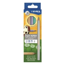 Színes ceruza LYRA Super ferby metál 6 db/készlet