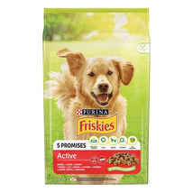 Állateledel száraz PURINA Friskies Vitafit Active kutyáknak marhával 10kg