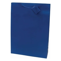 Dísztasak CREATIVE Special Simple XL 33x46x10 cm egyszínű kék zsinórfüles