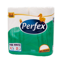 Toalettpapír PERFEX 4 rétegű 2 tekercses