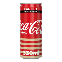 Üdítőital szénsavas COCA-COLA Zero Vanilia  dobozos 0,33L