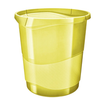 Papírkosár ESSELTE Colour`Ice 14l műanyag áttetsző sárga