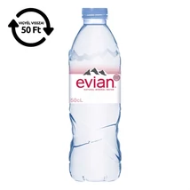 Ásványvíz szénsavmentes EVIAN 0,5L DRS