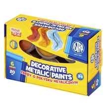 Dekorfesték ASTRA metál fényes 20 ml 6 színű