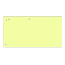 Elválasztócsík DONAU 105x235 mm karton sárga 100 darabos