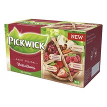 Gyümölcstea PICKWICK Fruit Fusion piros variációk cseresznye-áfonya-eper-citrus-alma fahéj 20 filter/doboz