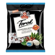 Töltött keménycukorka DR. TOROK eukaliptusszal és mentollal 75 g