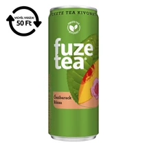 Üdítőital szénsavmentes FUZETEA Őszibarack-Rózsa 0,25 DRS