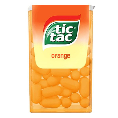 Cukordrazsé TIC TAC Orange 49g