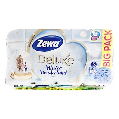 Toalettpapír ZEWA Deluxe 3 rétegű 16 tekercses LE. Spring/Winter