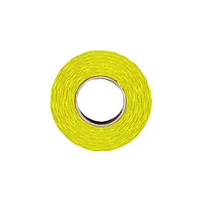 Árazószalag FORTUNA 25x16 mm perforált sárga 10 tekercs/csomag