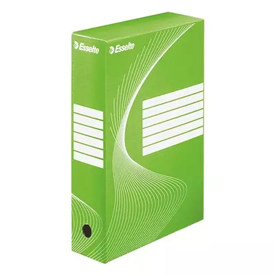 Archiváló doboz ESSELTE Boxycolor A/4 80 mm karton zöld