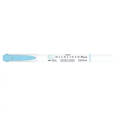 Ecsetfilc kétvégű ZEBRA Mildliner Fluorescent kék
