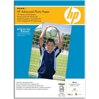 Fotópapír HP Q5456A A/4 tintasugaras magasfényű 250 g 25 íves