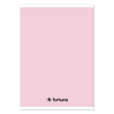 Füzet vonalas FORTUNA Monocolor A/5 32 lapos pasztell rózsaszín