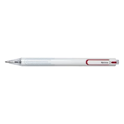 Golyóstoll OPTIMA nyomógombos Stella 1,0 mm piros