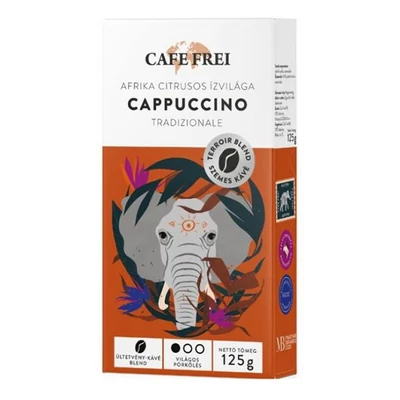 Kávé szemes CAFE FREI Afrikai Cappuccino Tradizionale 125 g