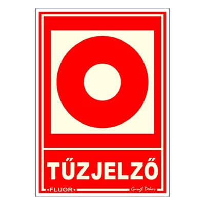 Piktogram Kézi tűzjelző (FLUOR.)