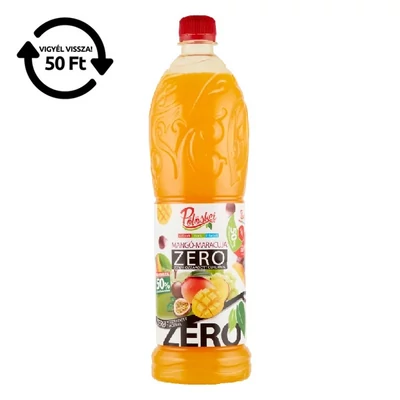 Szörp PÖLÖSKEI Zero mangó-maracuja 1L DRS